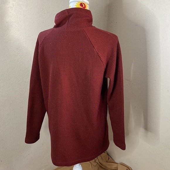 L.L. Bean Signature ~ Thermal Big Fitting Sweater Hemline Zippers - Picture 6 of 11